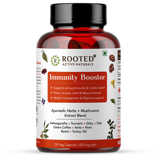 Immunity Booster – Mushrooms & Ayurvedic Herbs Blend