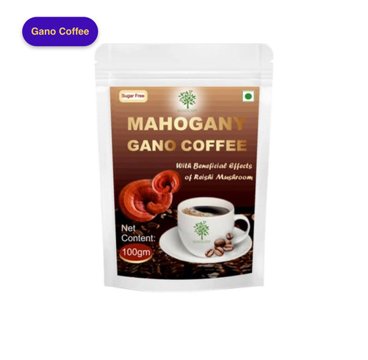 Mahogany Instant Gano Coffee Enriched with Reishi Mushroom Extract